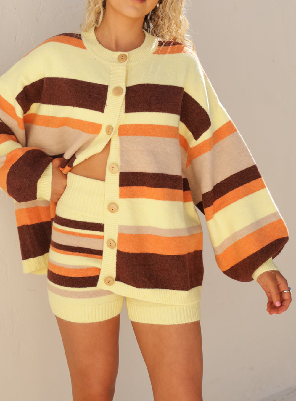 Butter Brown Oversized Cardi