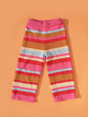Coral Stripe Pants