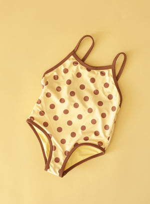 Polka Tie Back Mini Onepiece