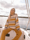 Ochre Stripe Knit Jumper