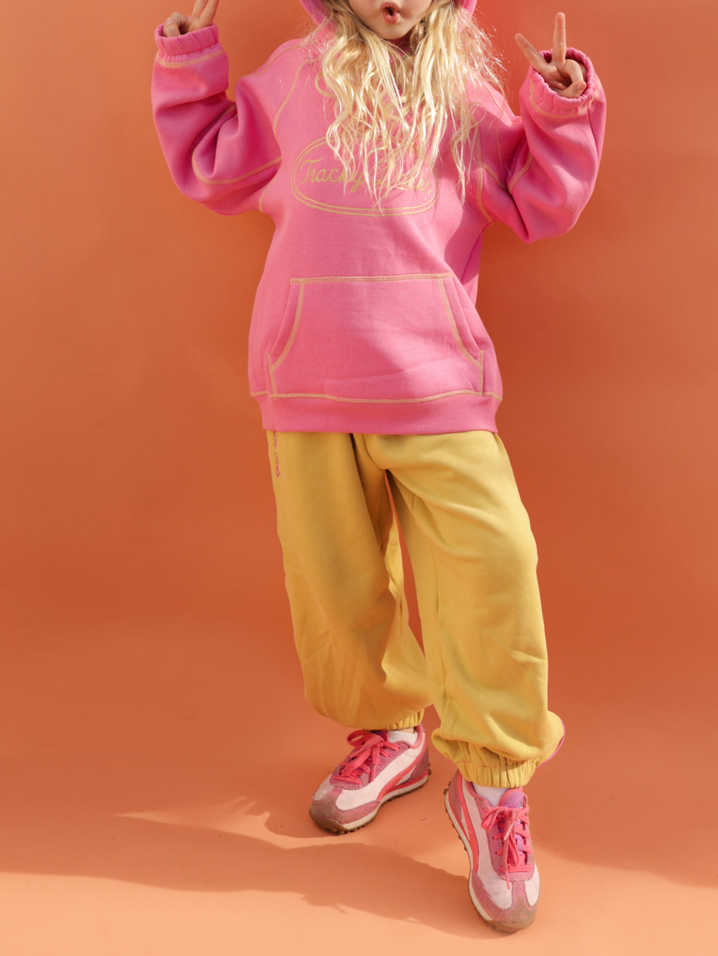 Good Tracky Dacks Pink Hoodie